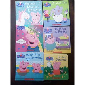 Set of 6 Peppa Pig Children's Books